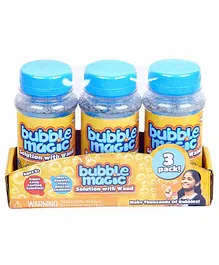 Bubble Magic Solution with Wand Pack of 3 - 118 ml