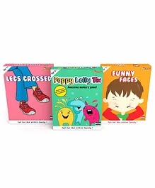 Good Mood Games Legs Crossed plus Funny Faces plus Poppy Lolly Tix Multicolour - Pack of 3 