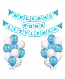 Zyozi Baby Boy Welcome Home Decoration Kit Blue - Pack Of 26