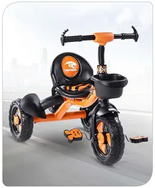 Babyhug Panther Tricycle With Storage Basket - Orange