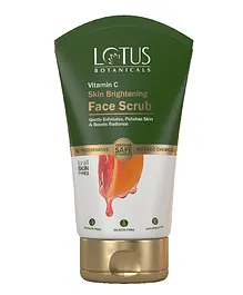 Lotus Botanicals Vitamin C Skin Brightening Face Scrub - 100 gm