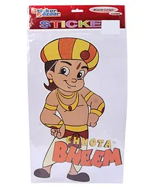 Sticker Bazaar Chhota Bhim Medium Cutout Sticker - Multicolour