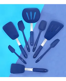 Amour Silicone Spatula Set Of 8 - Blue