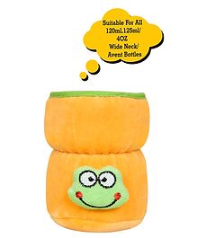 The Little Looker Plush Cotton Bottle Cover Yellow - Fits 125 ml Bottle 