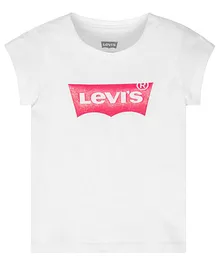 Levi's® Short Sleeves Logo Graphic Print Tee - White