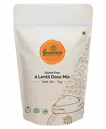 Graminway Gluten Free 4 Lentil Dosa Mix - 1 kg 
