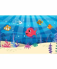 WENS Nature Theme Self Adhesive Wall Poster - Multicolor