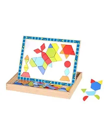 Tooky Toys Magnetic Shapes Puzzle - 78 Pieces