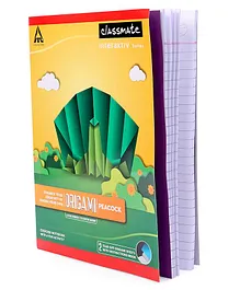 Classmate Origami Single Line Notebook - 168 Pages 