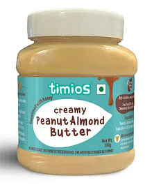 timios Almond Peanut Butter Sweetened with Honey - 200 g