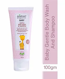 Azafran Baby Gentle Body Wash & Shampoo - 100 gm