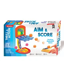 Brown Boss Kids Aim & Score Basketball Game - Multicolor