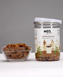 Mo's Sugar Free Coffee Cookies Organic & Vegan 100% Natural & Preservatives Free - 300 g