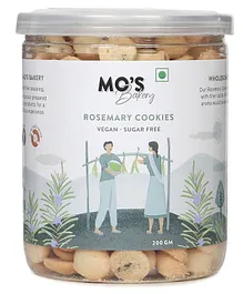 Mo's Sugar Free Rosemary Cookies Vegan 100% Natural & Preservatives Free - 200 g