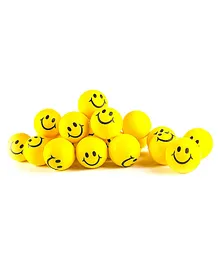 FFC Smiley Soft Balls Pack Of 12 - Yellow