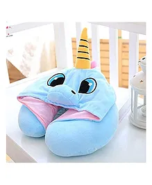 Caaju Unicorn Travel Neck Pillow - Blue