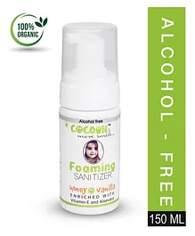 COCOON ORGANICS 100% Organic Alcohol Free Honey Vanilla Fragrance Sanitizer - 150 ml