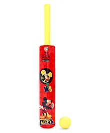 Disney Mickey Mouse Size 4 Bat & Ball Set - Red