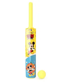 Disney Mickey Mouse Bat & Ball Set Length 63 cm (Colour May Vary)