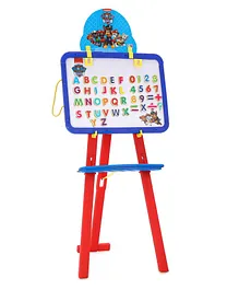 Paw Patrol 8 in 1 Two Way Easel Board with Stand - Red & Blue