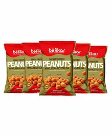Befikar Hing Jeera Nostalgia Peanuts Pack of 5 - 140 gm Each