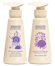 MAATE Hair Cleanser And Body Wash Combo - 250 Ml Each