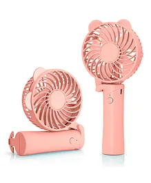 Inone Hand Fan and Portable Fan - Pink