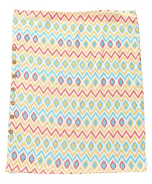 SuperBottoms Maternity Nursing Cover With Buttons Chevron Print - Multicolor
