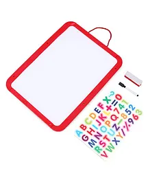 IToys 4 in 1 Magnetic Board With Marker & Duster - Multi colour