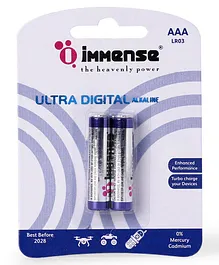 Immense AAA Alkaline Battery- Pack of 2