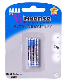 Immense AAAA Alkaline Battery Blister - Pack of 2