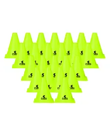 Belco Sports 6 Inch Cone Marker Set Lime Green - Pack of 24
