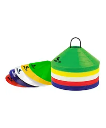 Belco Sports Mini Cone Marker Set Multicolor - Pack of 25