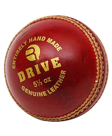 Rmax Drive A Leather Cricket Ball - Red