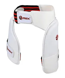 Rmax Lower Body Double Inner Thigh Cricket Pad - White