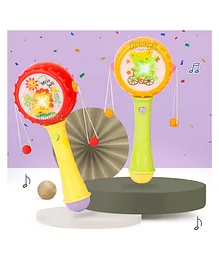 Fiddlerz Musical Rattle with Light & Sound (Color May Vary)