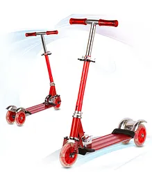 Fiddlerz Kick Scooter With Adjustable Height - Red 
