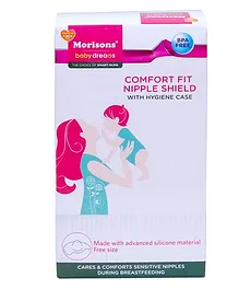 Morisons Baby Dreams Comfort Fit Nipple Shield With Hygiene Case
