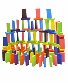 Toyshine Wooden Dominos Blocks Set Multicolor - 480 Pieces