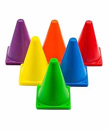 Toyshine Sports Training Stacking Cones Pack of 6 (Color May Vary)