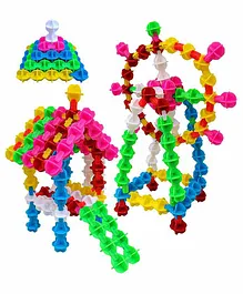 Toyshine 3D Flakes Interlocking Blocks Toy Set Multicolor - 190 Pieces