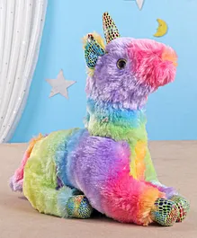 Wild Republic Rainbowkins Unicorn Soft Toy Multicolour - Length 38 cm