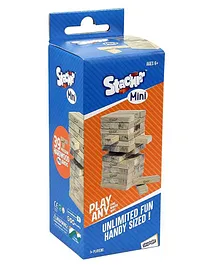 Skoodle Stackrr Mini Stacking Tumbling Tower Game Multicolor - 39 Pieces