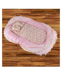 Mittenbooty Mosquito Net Bedding Jumbo With Pillow - Pink
