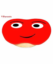 VParents Wooden Apple Balance Board - Red