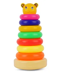 Enorme Teddy Ring Stacking And Sorting Game Multicolour - 7 Rings