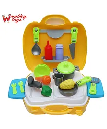 Wembley Toys Kitchen Set With Briefcase  (Color May Vary)