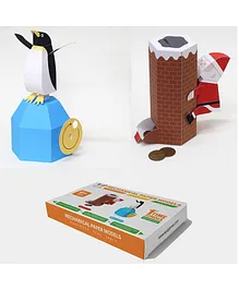 EQIQ Moving Paper Models - Multicolor