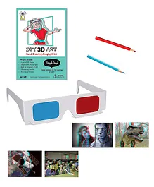 Simple Days 3D DIY Hand Drawing Art Kit - Multicolour