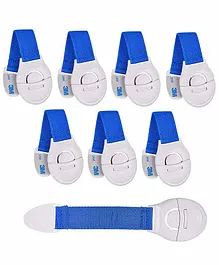 KitschKitsch Child Proofing Safety Locks Latches Pack of 8 - Blue